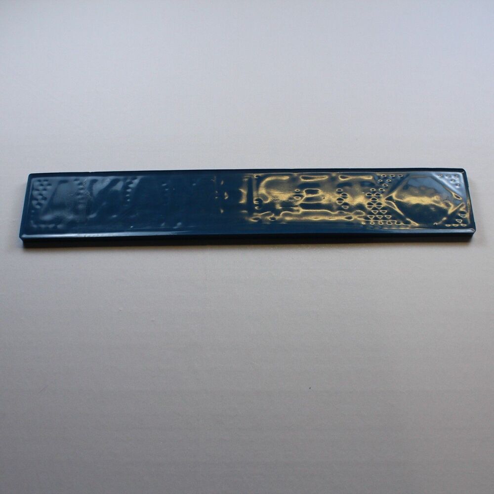 Teremana Tequila Rubber Bar Rail Runner Spill Mat 21" x 3.5" Blue White Red - Picture 2 of 5